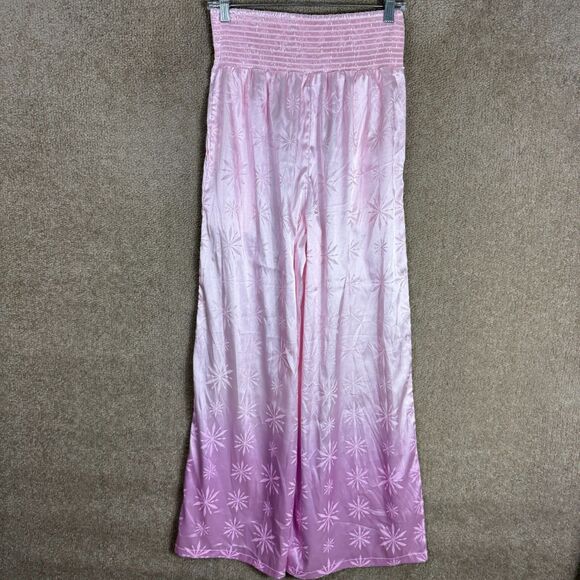 Disney PJs Pajamas Set Women's Medium Pink Soft Frozen Silky Soft Olaf Sleep Set - Picture 11 of 12